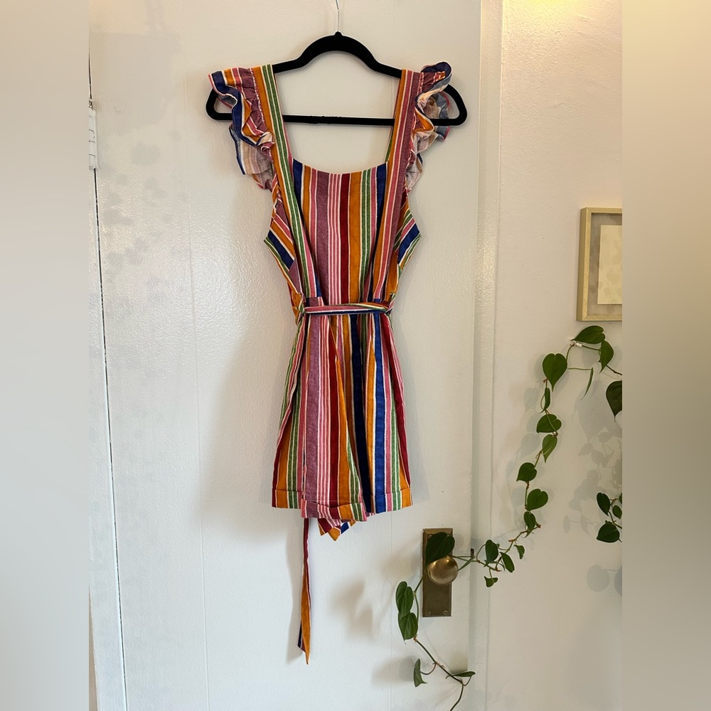 Farm Rio Striped Romper